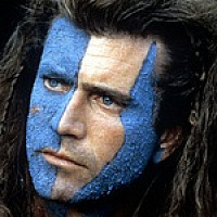 Уильям Уоллес озвучивал фильм Храброе сердце