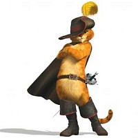 Кот в сапогах озвучивал фильм Приключения Кота в сапогах