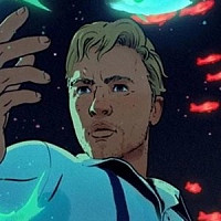 Сын озвучивал фильм Любовь. Смерть. Роботы