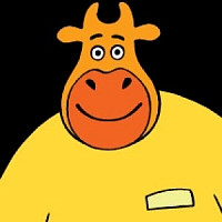 Папа Бык озвучивал фильм Оранжевая корова