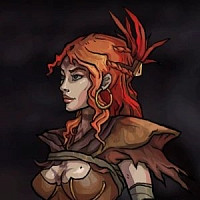 Люция Вечное Пламя озвучивал игру Deck of Ashes