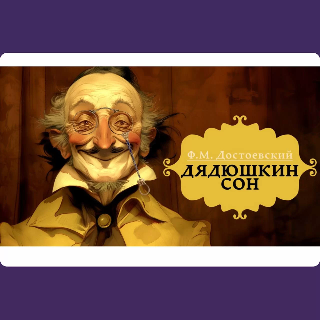 Ф.М. Достоевский. «Дядюшкин сон». Книги даром. . Звуковое агентство  «Рексквер»