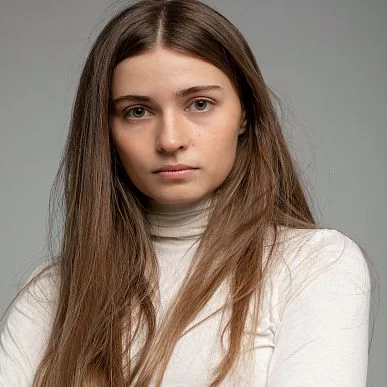 На фото диктор Полина Суворова